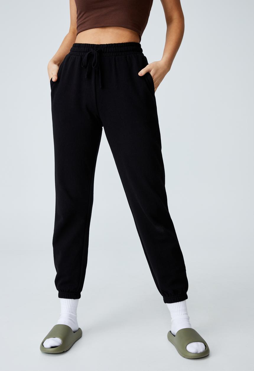 Cotton On - Freestyle trackpant - black