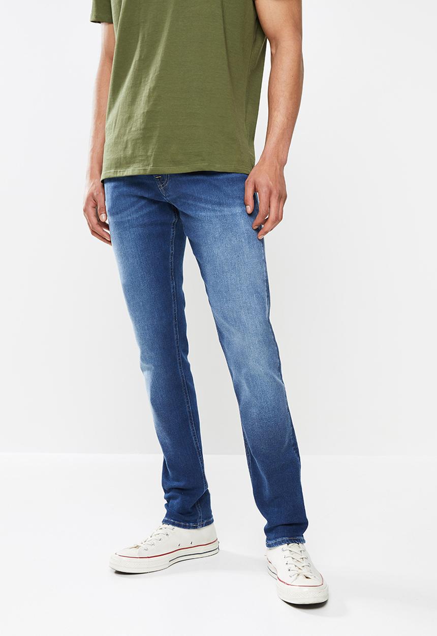 GUESS - Bluefield wash eco denim super skinny jeans - blue