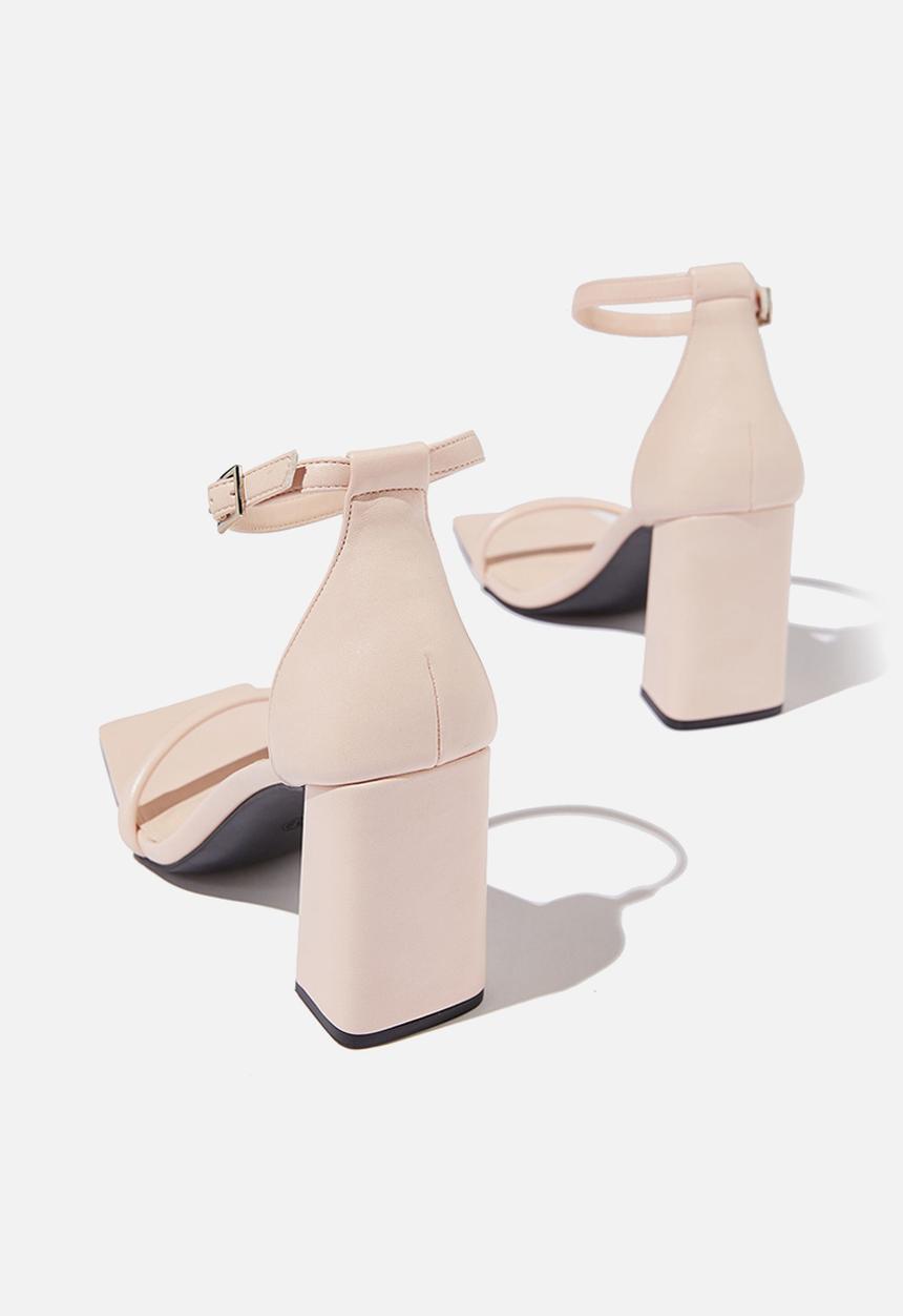 Cotton On - Quinn block heel - blush pu