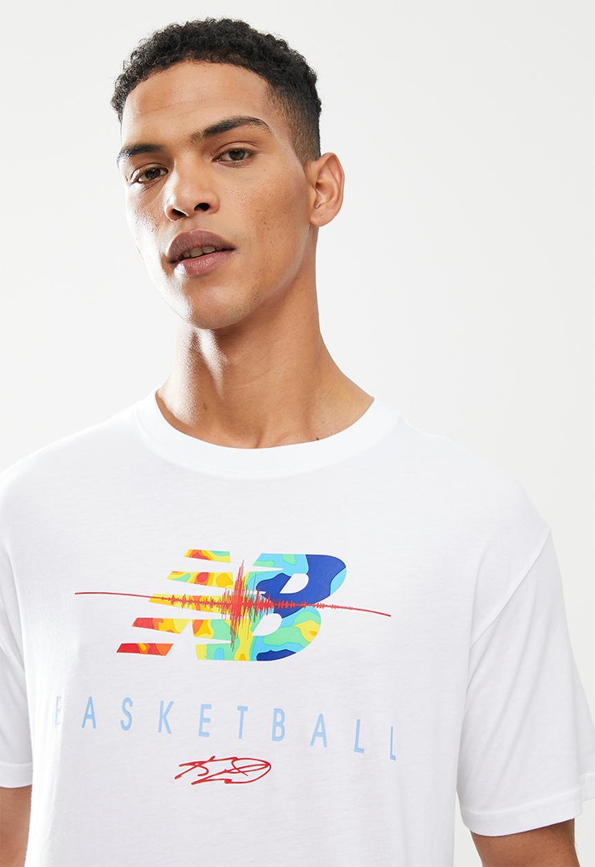 New Balance  - Nb seismic moment tee - white 