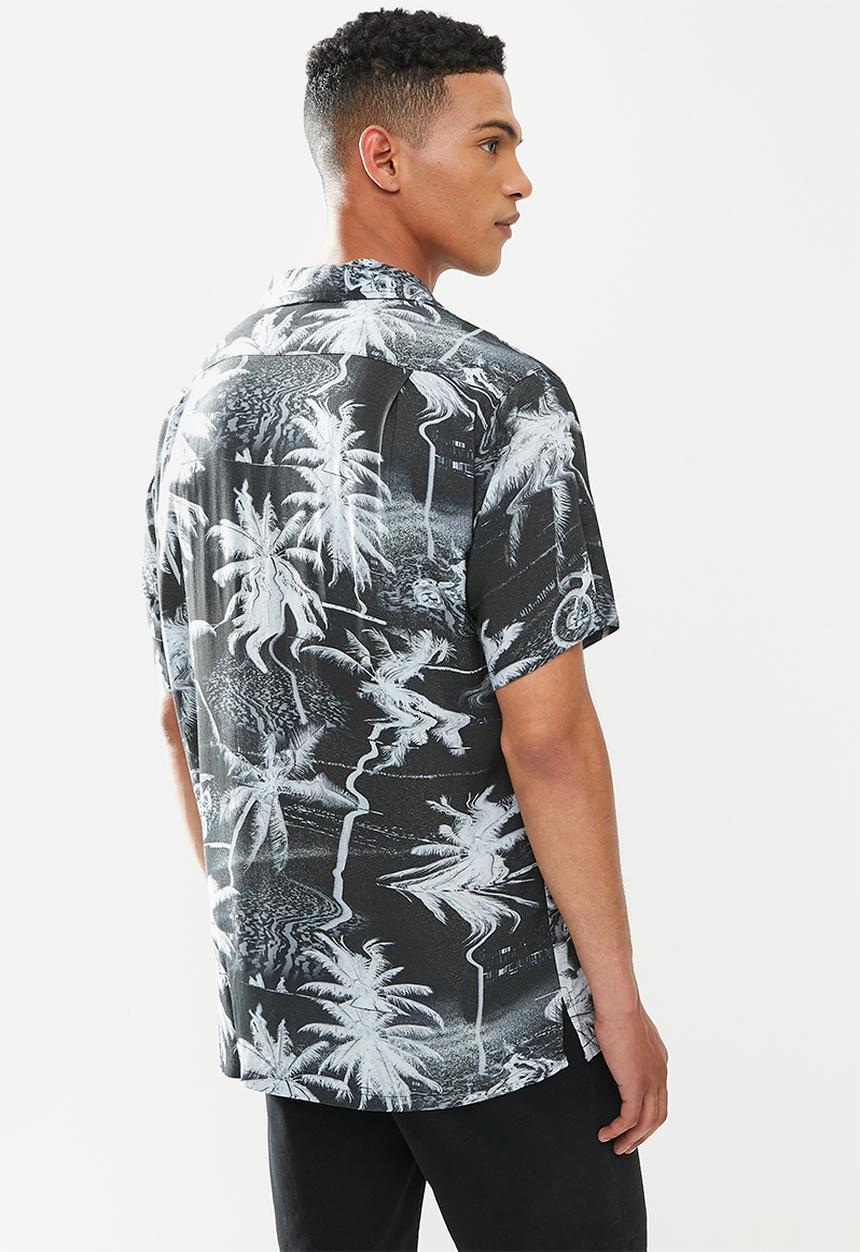 Fox - Bad trip short sleeve woven - black