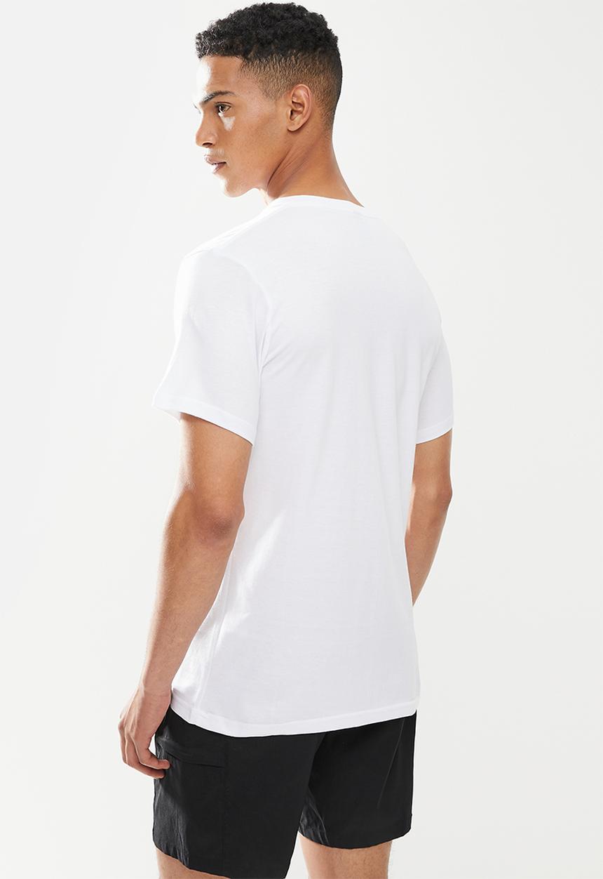 Fox - Riet short sleeve tee - white
