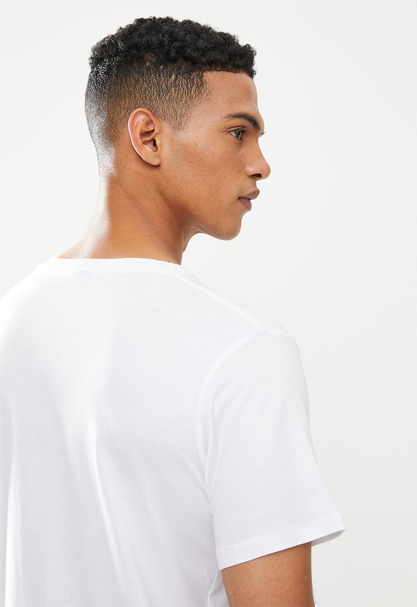 Fox - Riet short sleeve tee - white