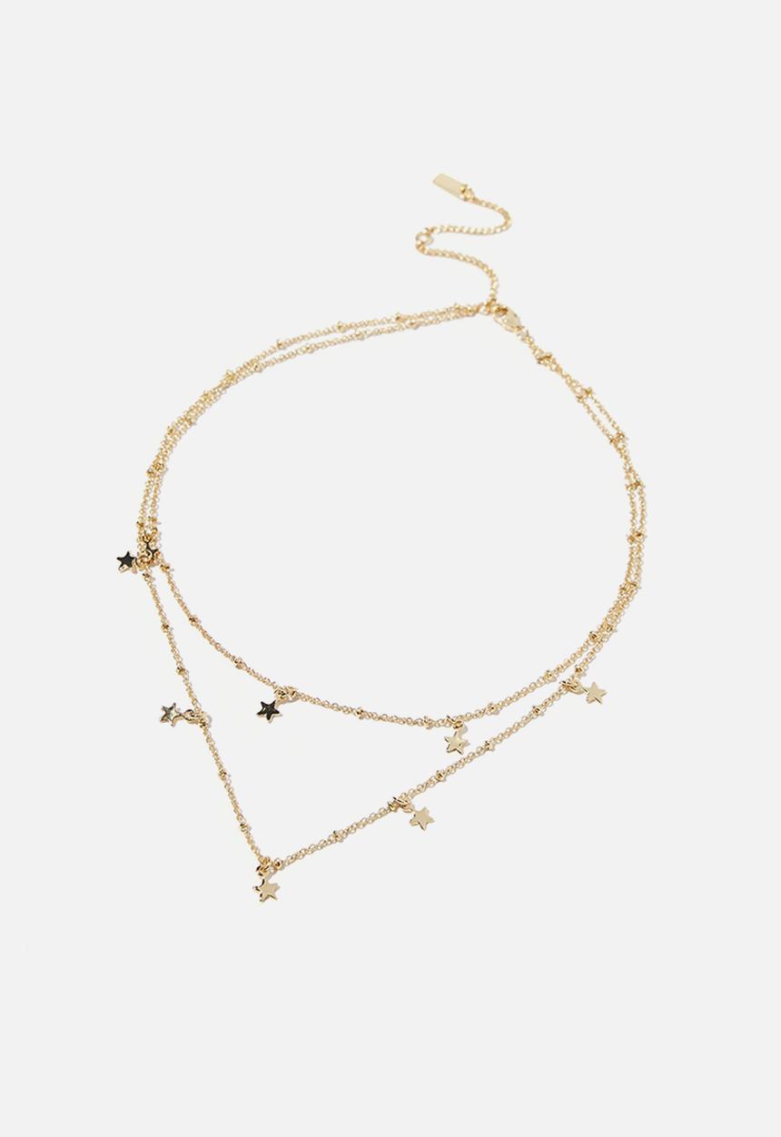 Rubi - Premium layered necklace - gold plated stars