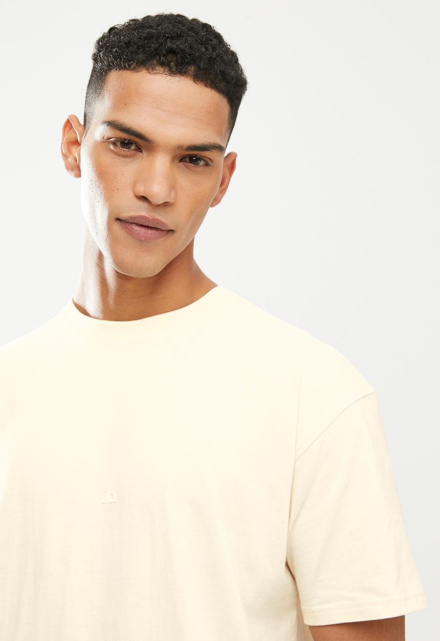 Jonathan D - Duke oversized fit t-shirt - cream