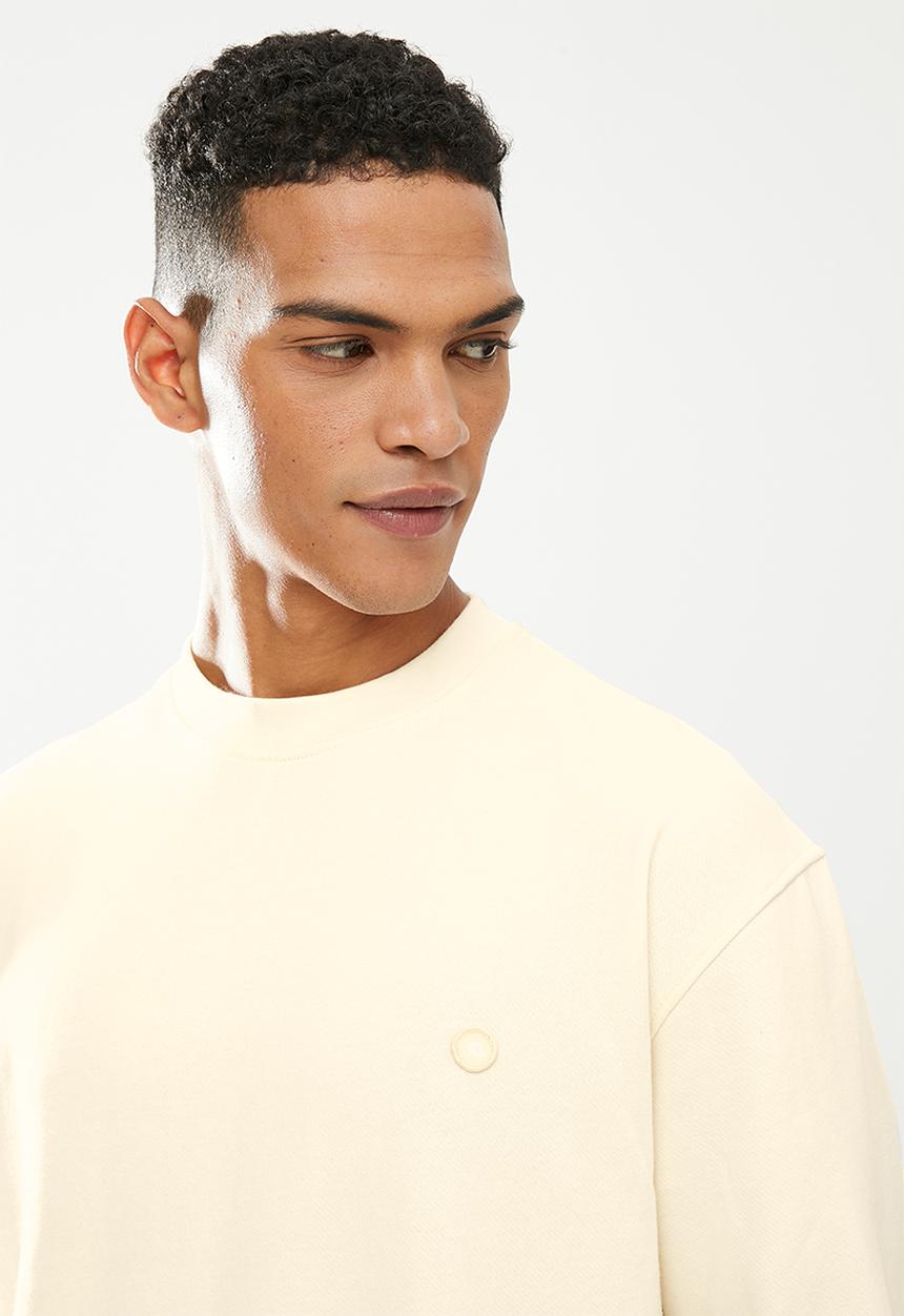 Jonathan D - Isaac oversized fit sweater - cream