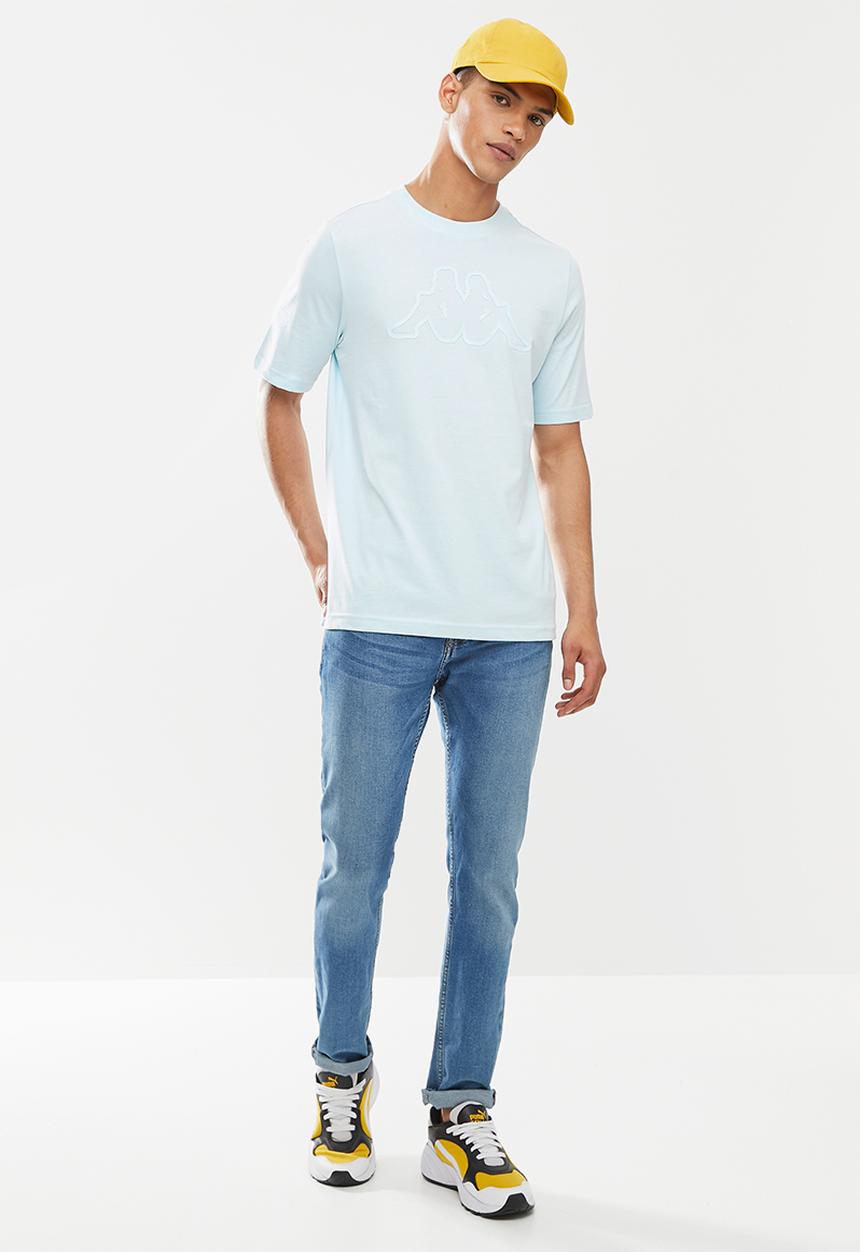 KAPPA - Logo coly t-shirt - blue 