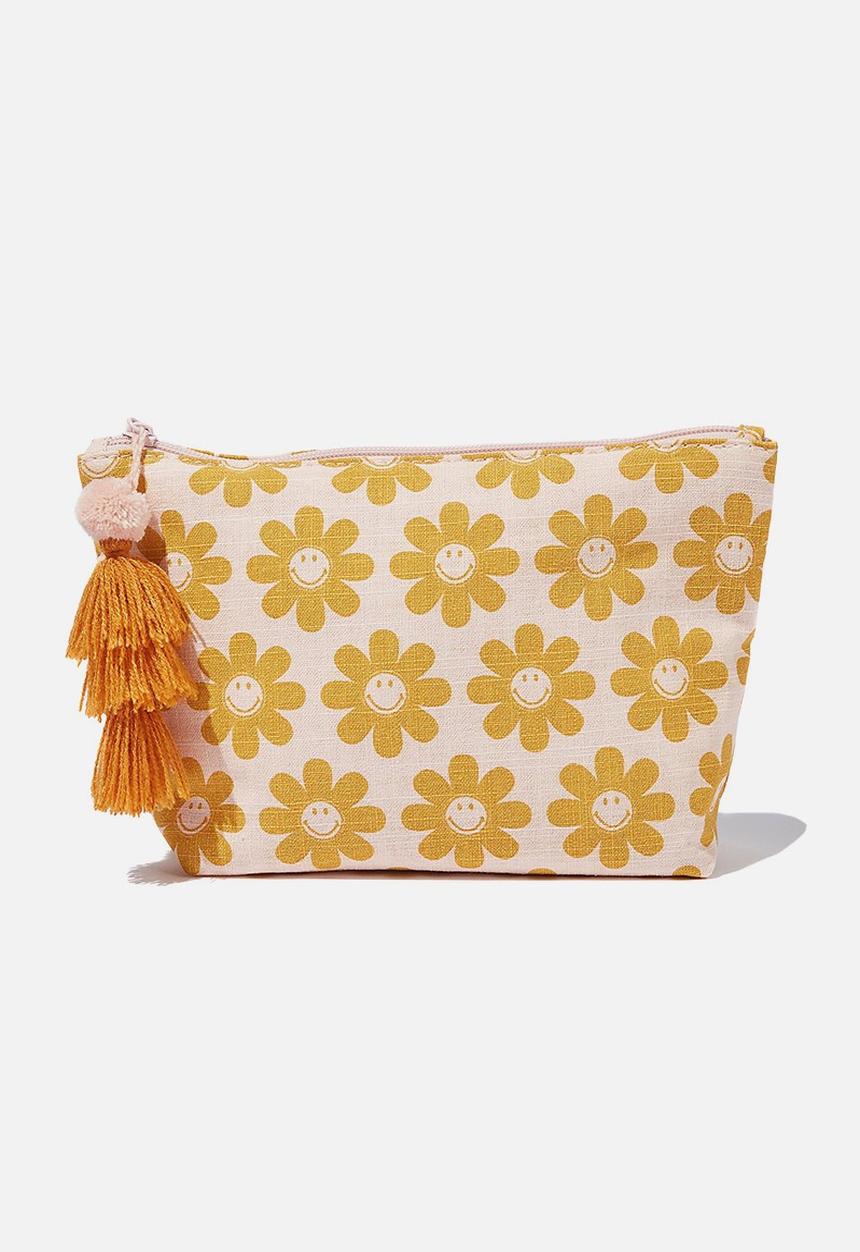 Typo - Everyday pouch-lcn sm smiley daisy cloud pink