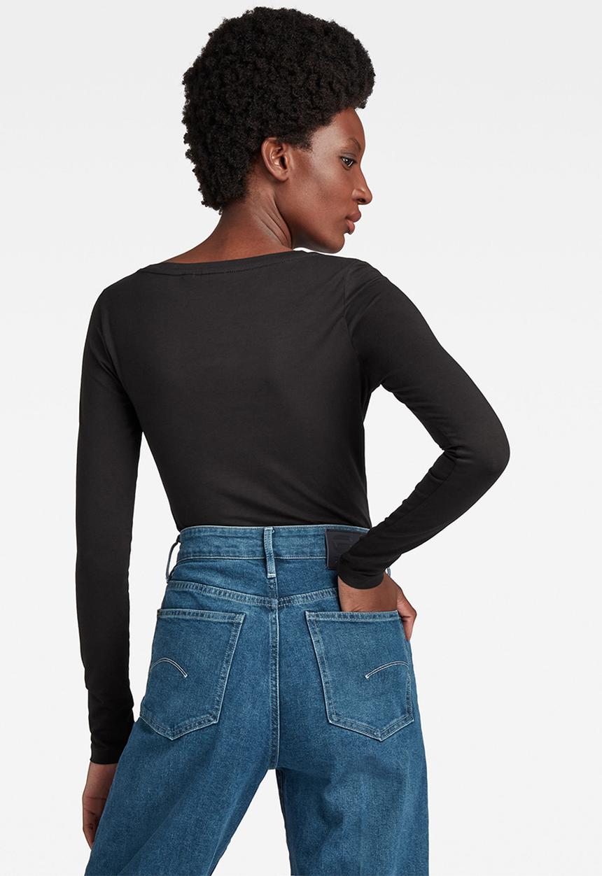 G-STAR - Base r t long sleeve - black