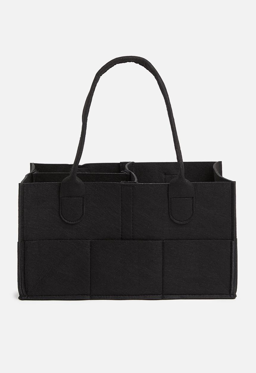 Sixth Floor - Felt diaper caddy - black