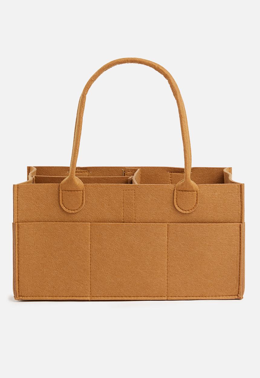 Sixth Floor - Felt diaper caddy - tan
