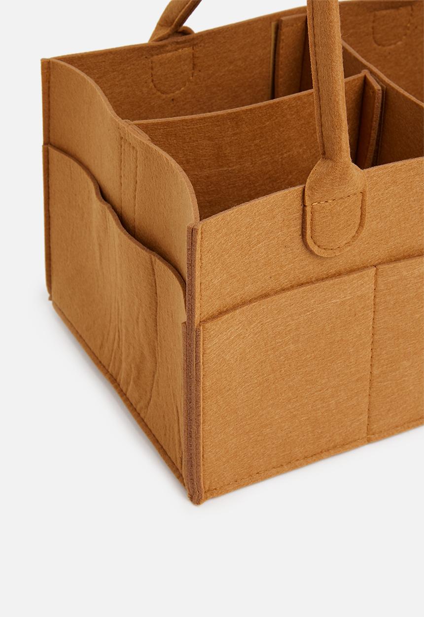 Sixth Floor - Felt diaper caddy - tan
