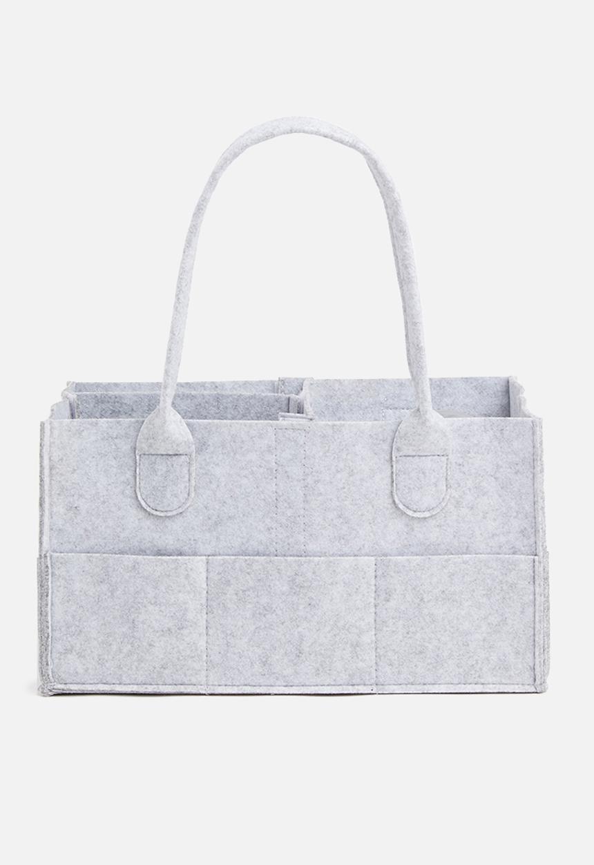 Sixth Floor - Felt diaper caddy - grey