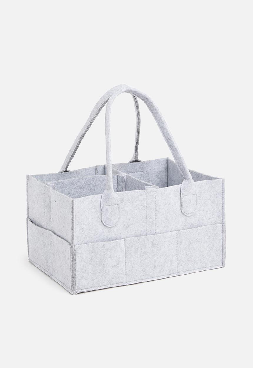 Sixth Floor - Felt diaper caddy - grey