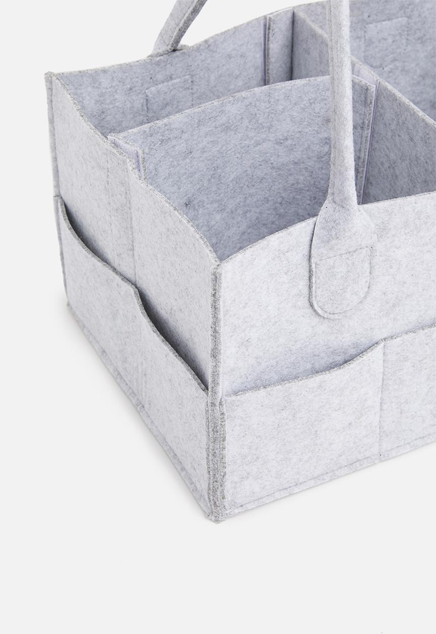 Sixth Floor - Felt diaper caddy - grey