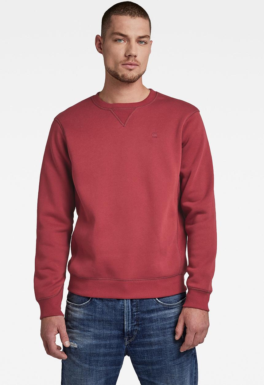 G-STAR - Premium core r sw l\s - chateaux red