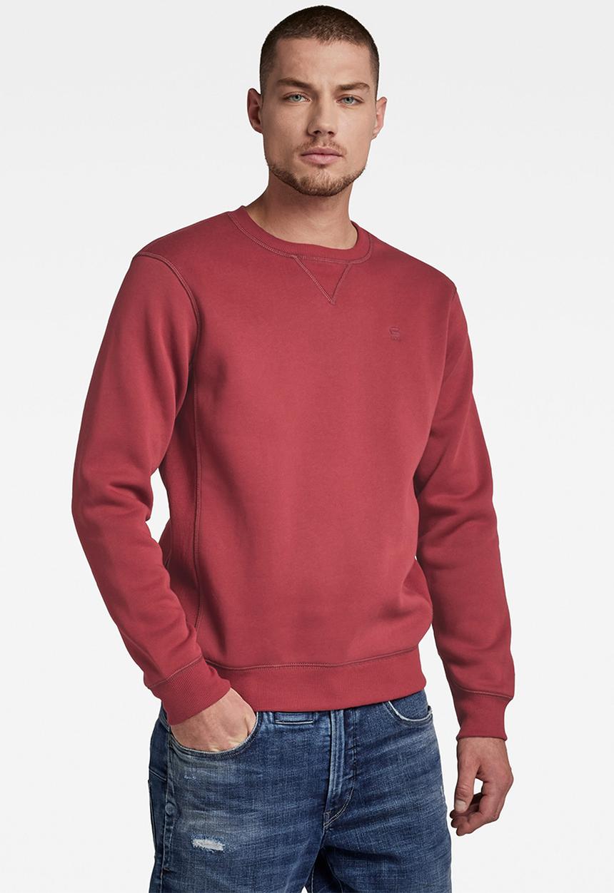 G-STAR - Premium core r sw l\s - chateaux red