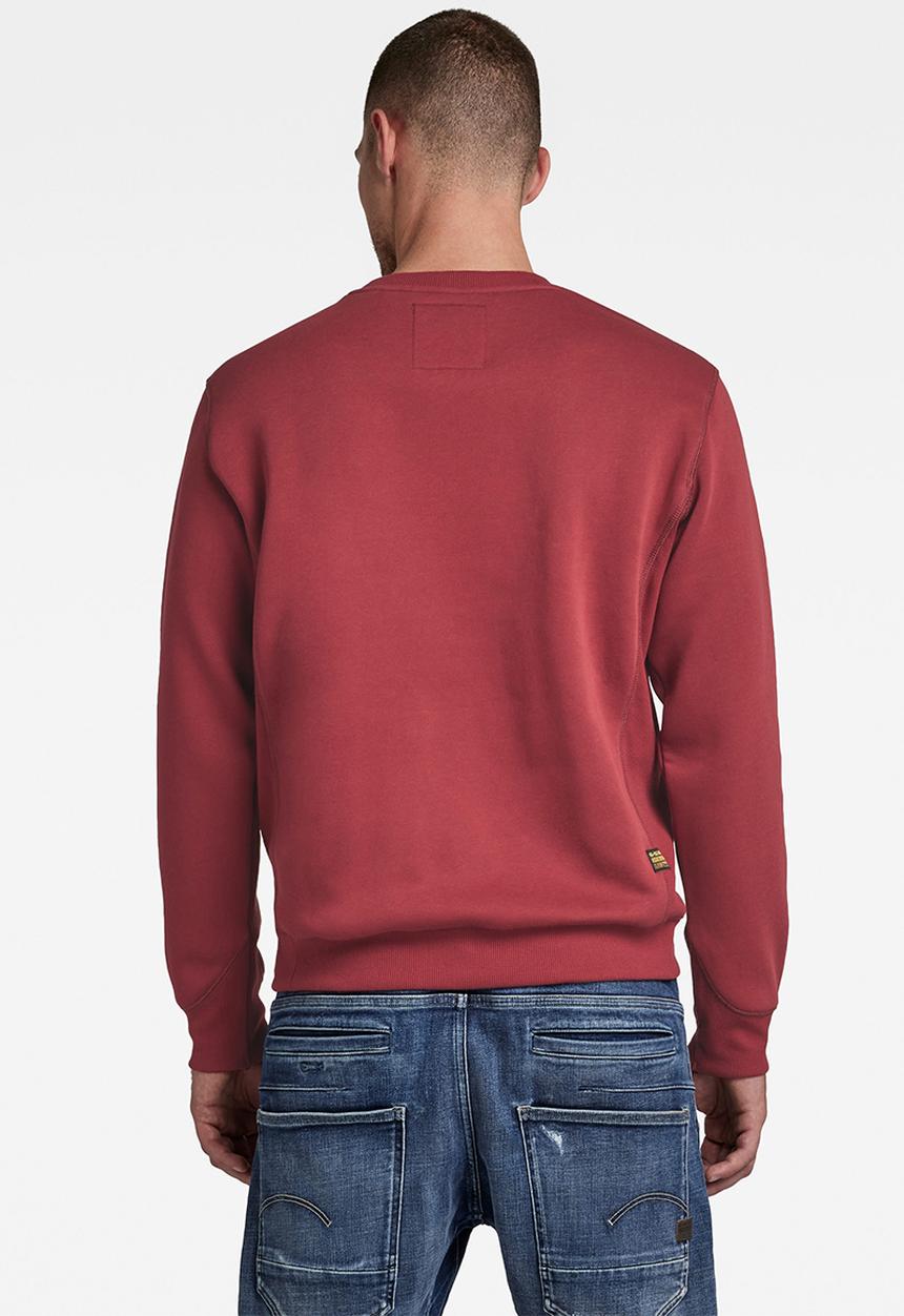 G-STAR - Premium core r sw l\s - chateaux red
