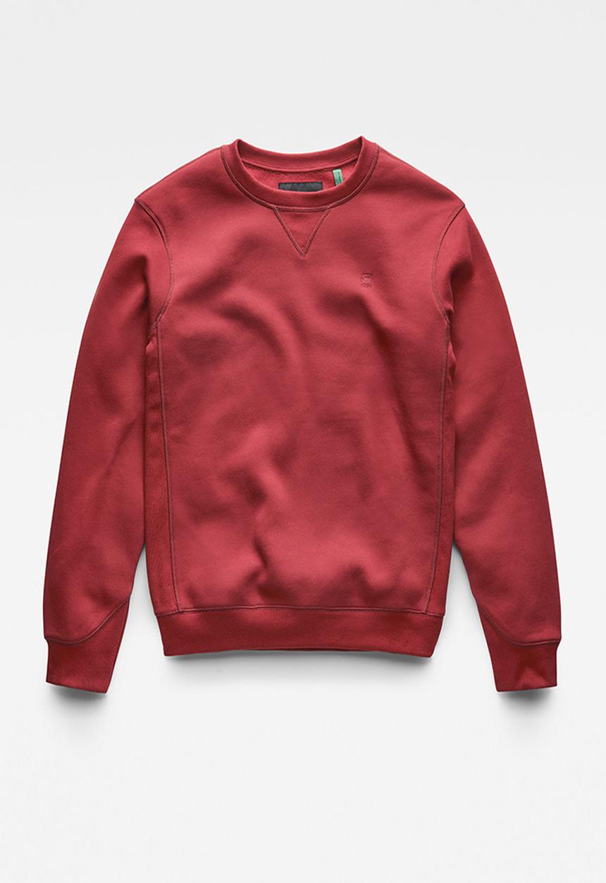 G-STAR - Premium core r sw l\s - chateaux red