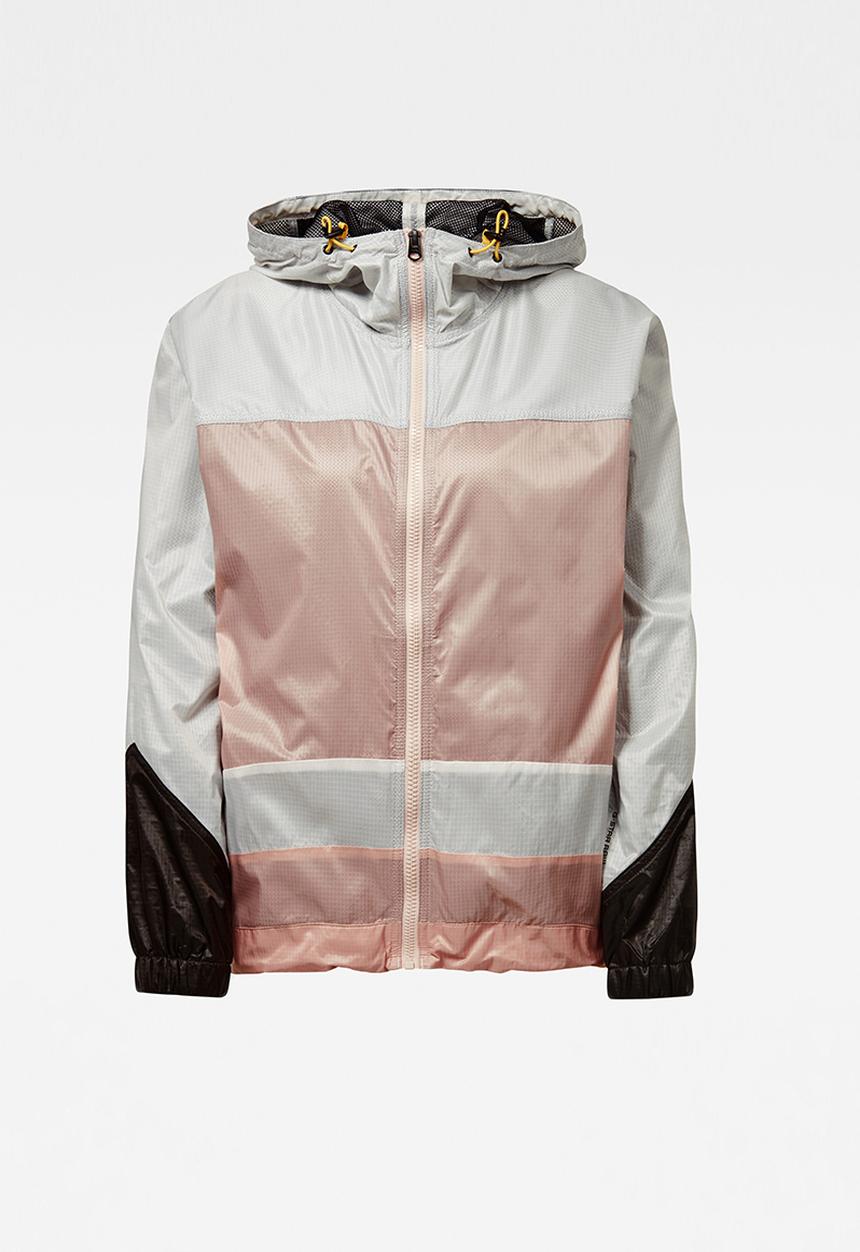 G-STAR - Colourblock jacket - milk/liquid pink/asfalt