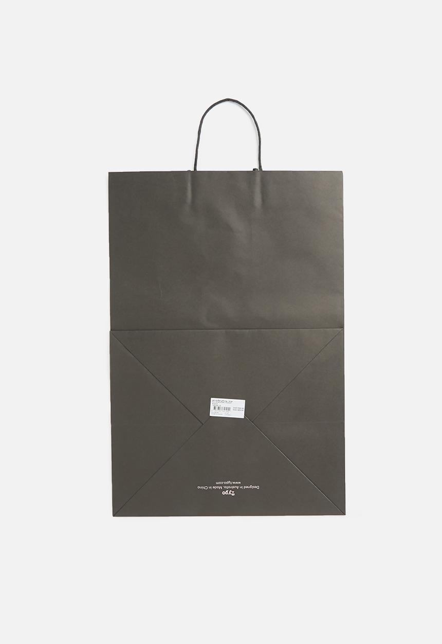 Typo - Get stuffed gift bag - large - awesome human - black
