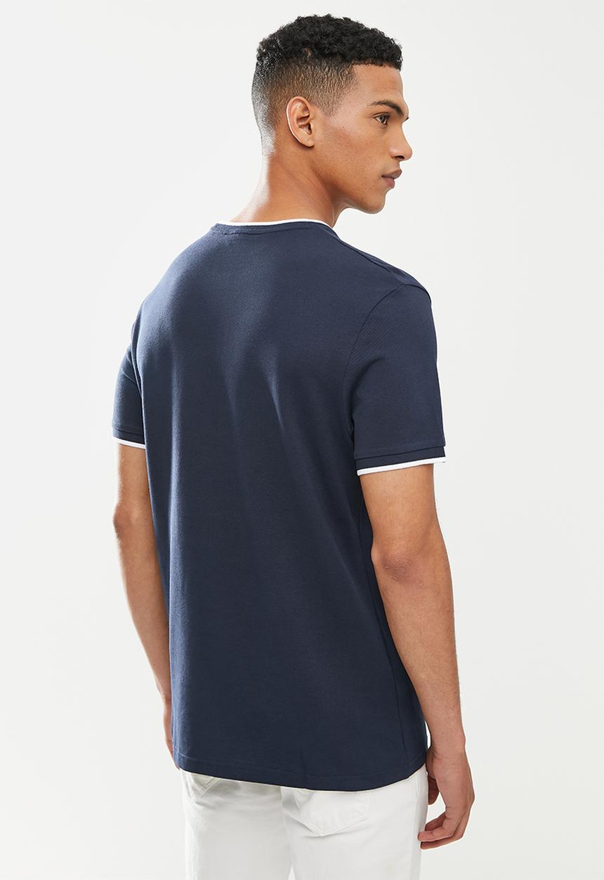 Ben Sherman - Pique crew - navy