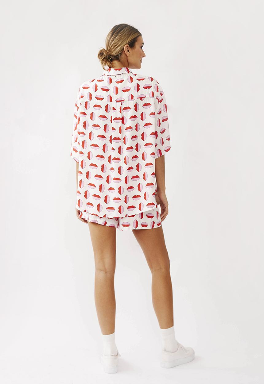 Me&B - Oversized shirt in regular length  - multi 