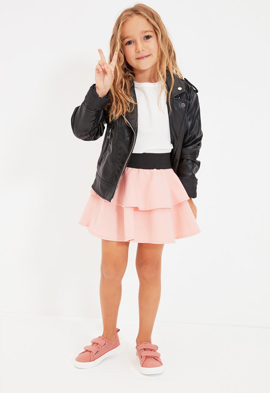 Trendyol - Layered skirt - pink