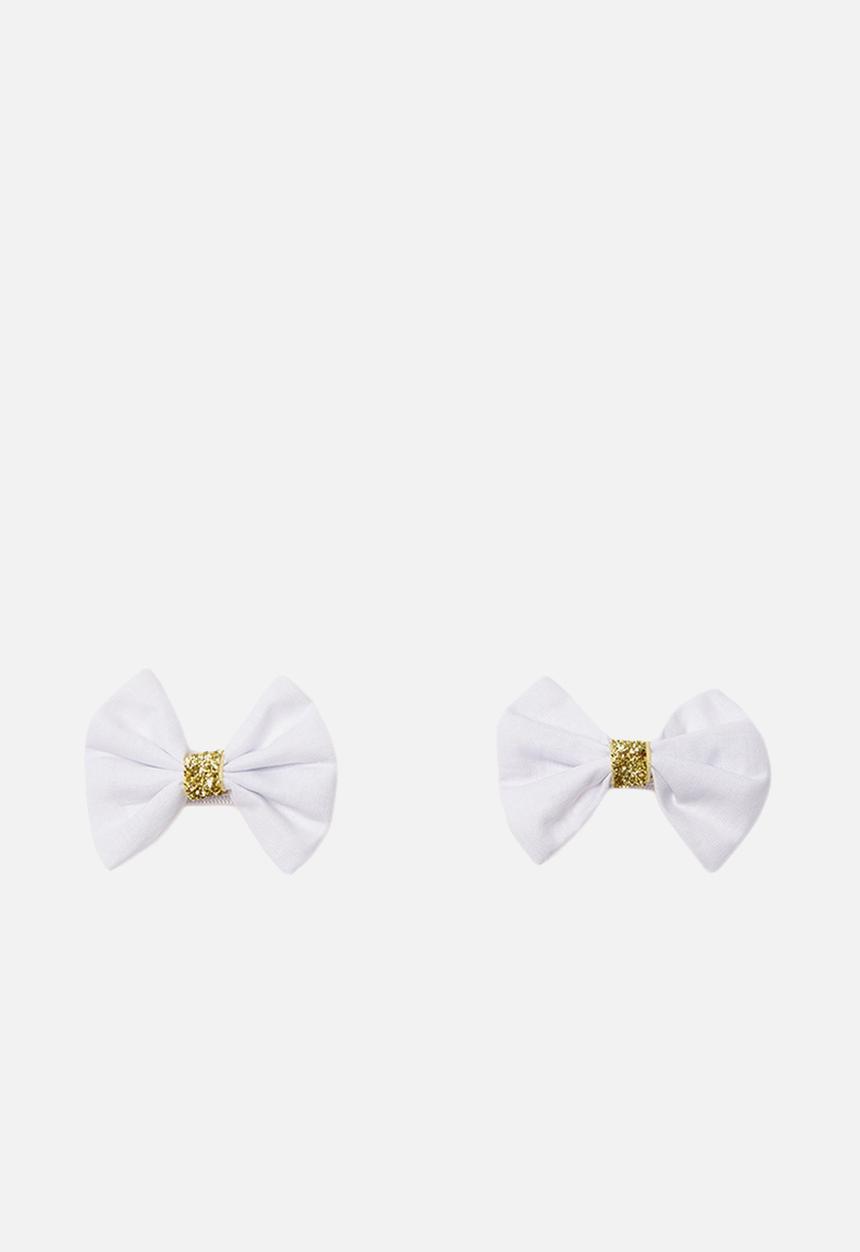 Trendyol - Bow hair clips - white