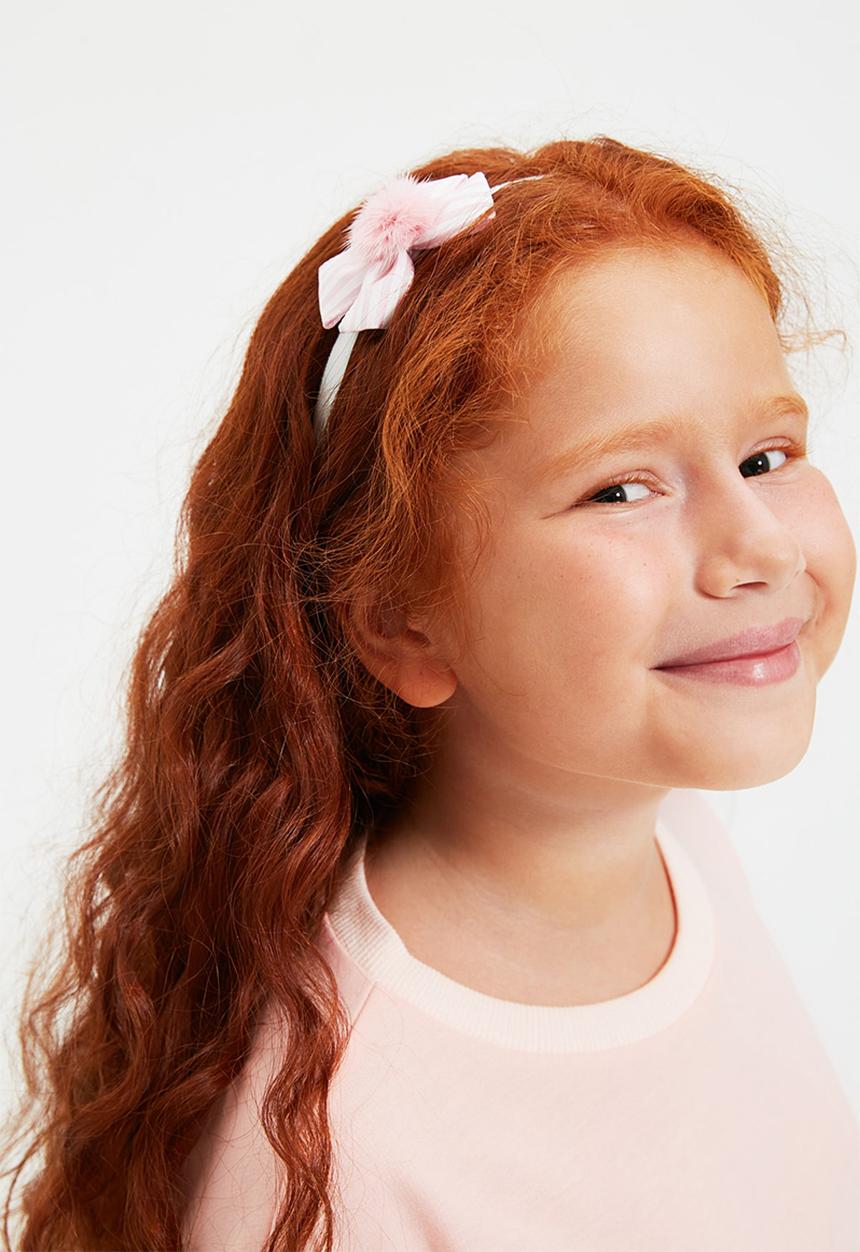 Trendyol - Bow headband & clips - pink