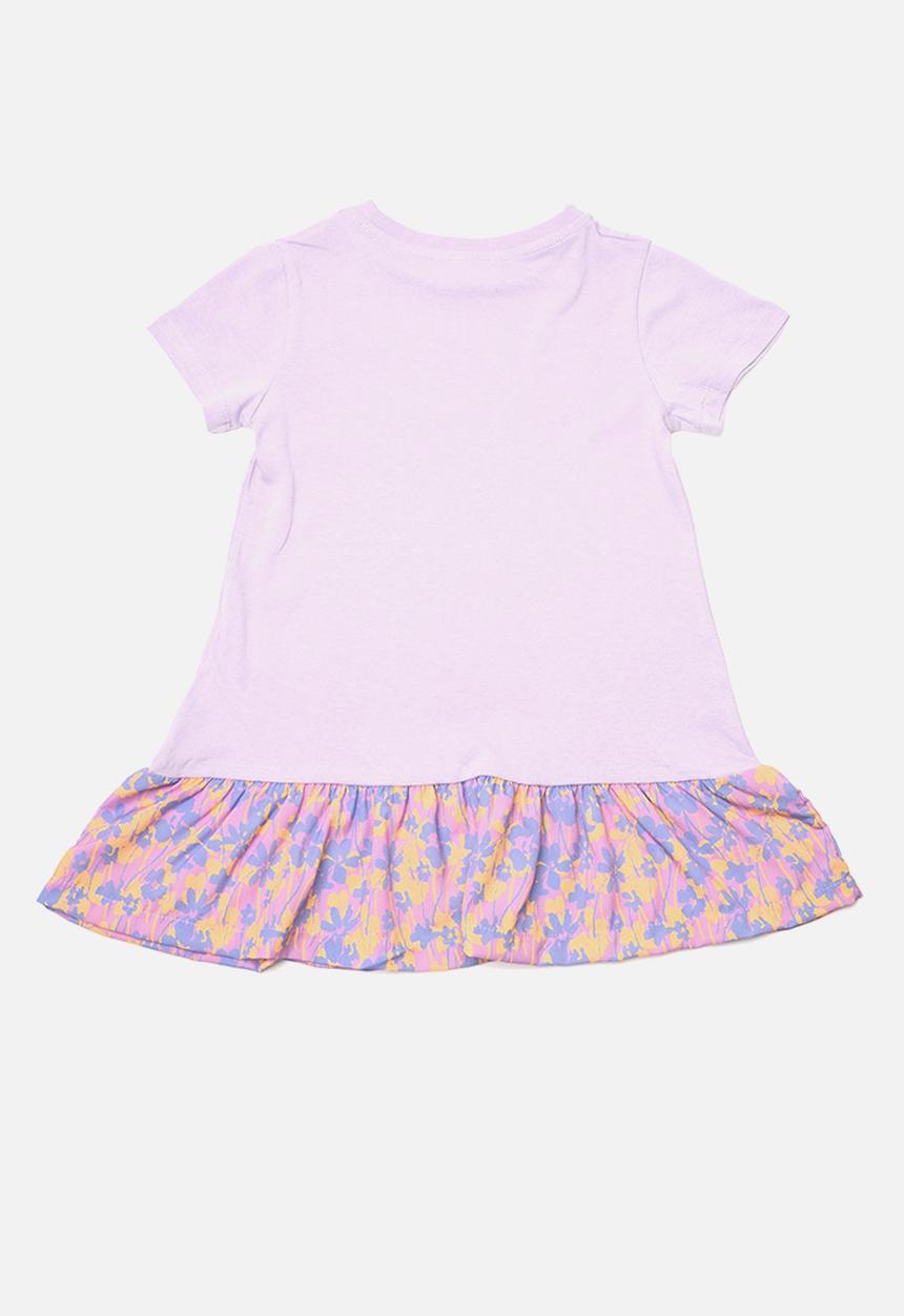 Trendyol - Floral frill dress - lilac