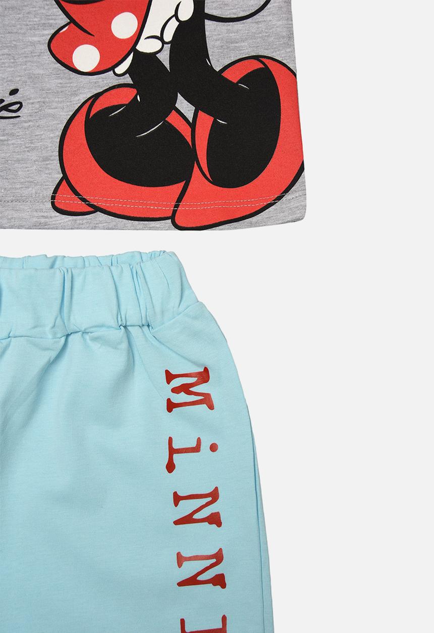 Trendyol - Mini mouse tee and short set - grey