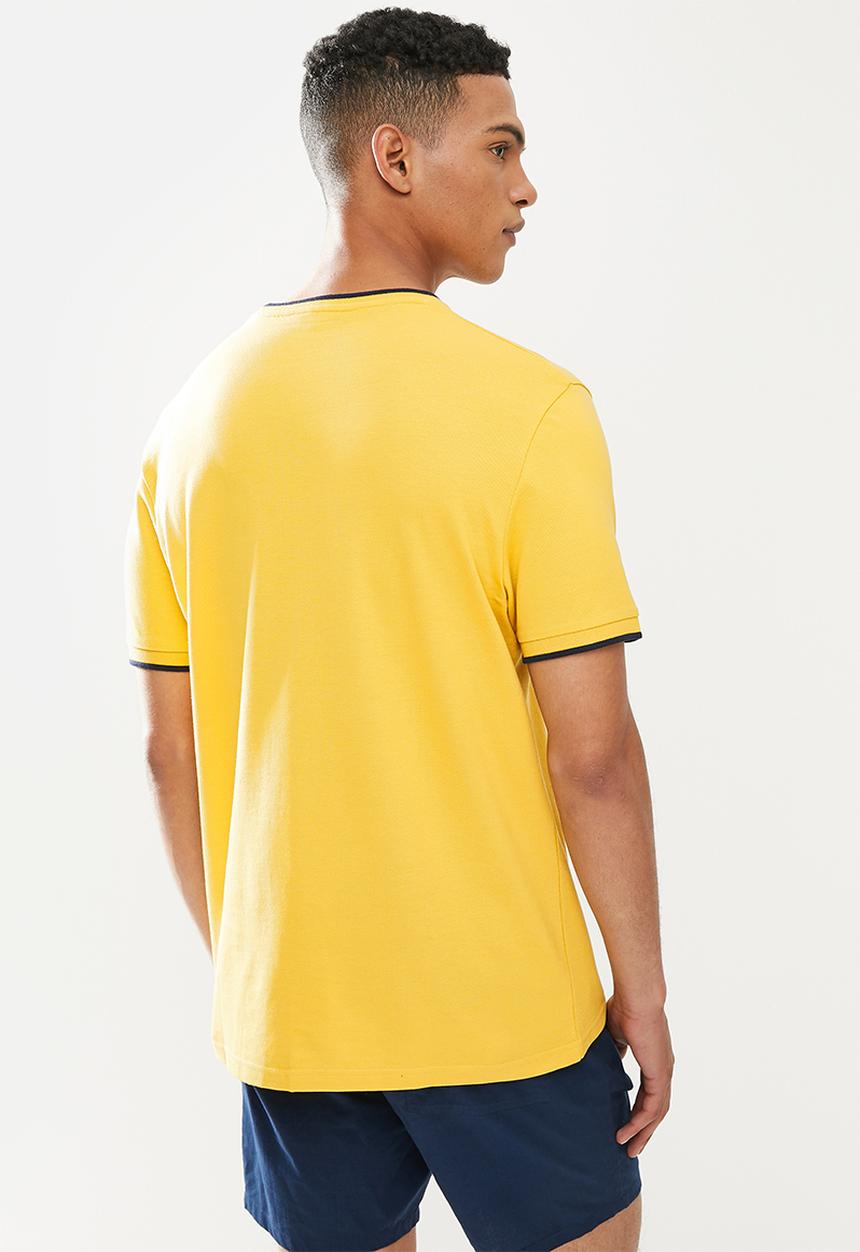 Ben Sherman - Pique crew - yellow