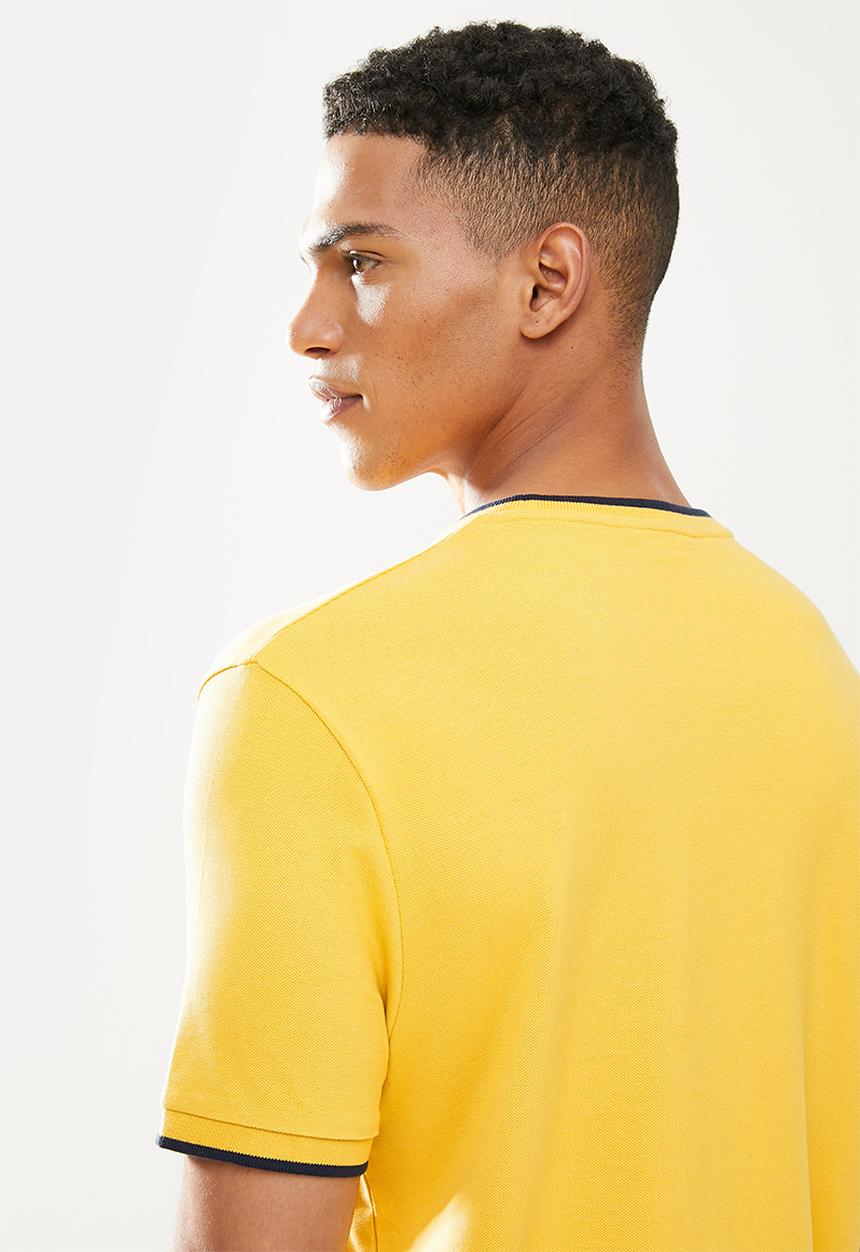 Ben Sherman - Pique crew - yellow