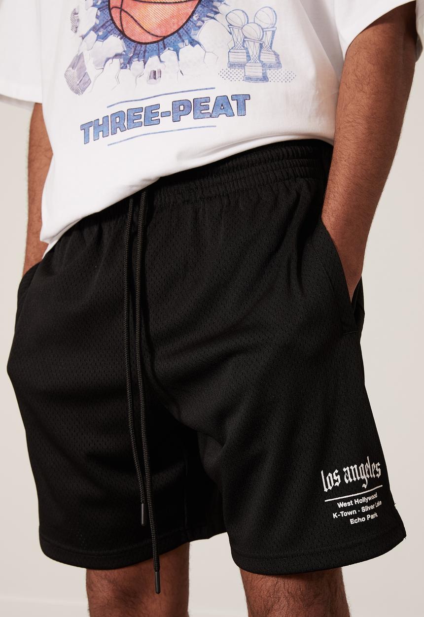 Factorie - Basketball short - black