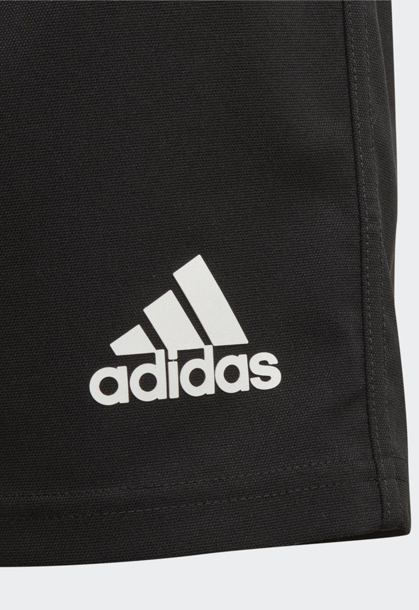 adidas Originals - 3 stripe shorts - black/white