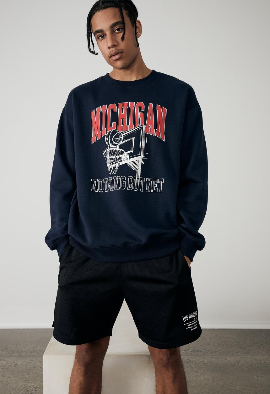 Factorie - Elite oversized crew - navy