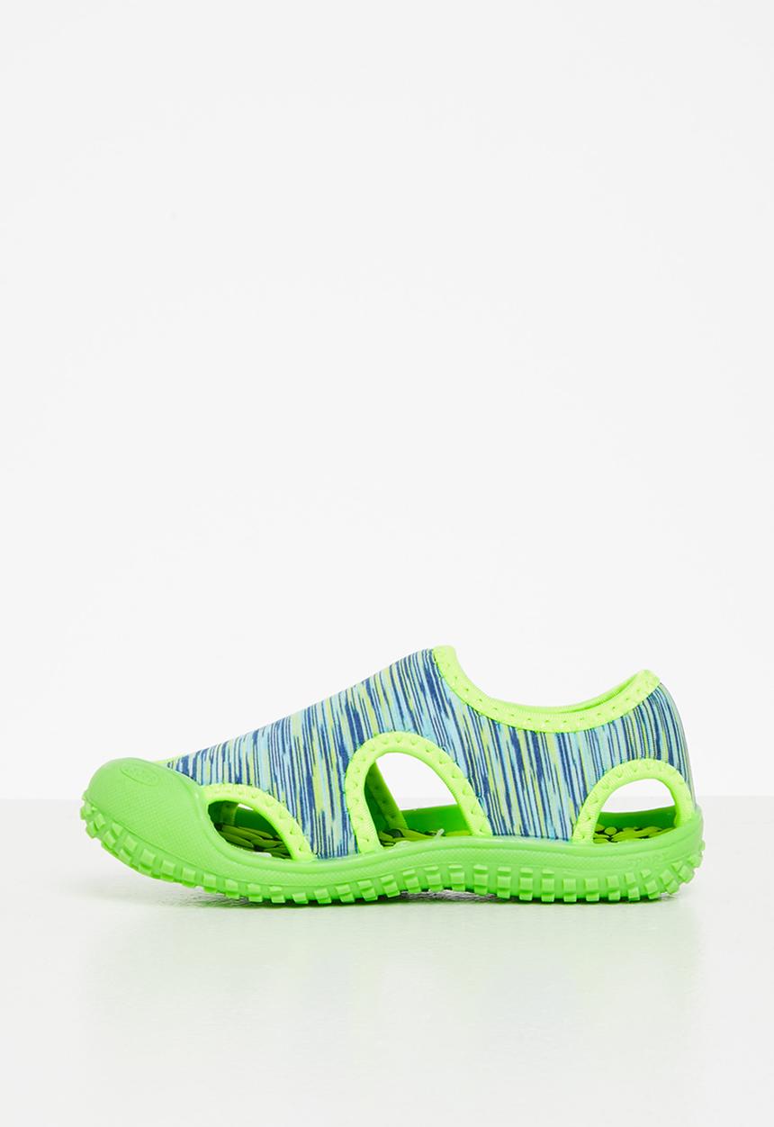 Pop Candy - Boys caged sandals - lime green