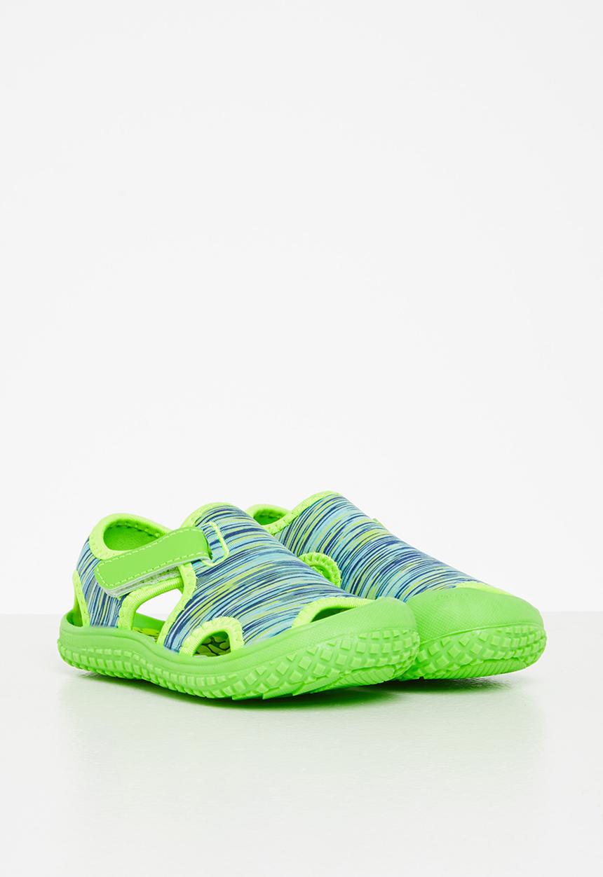 Pop Candy - Boys caged sandals - lime green
