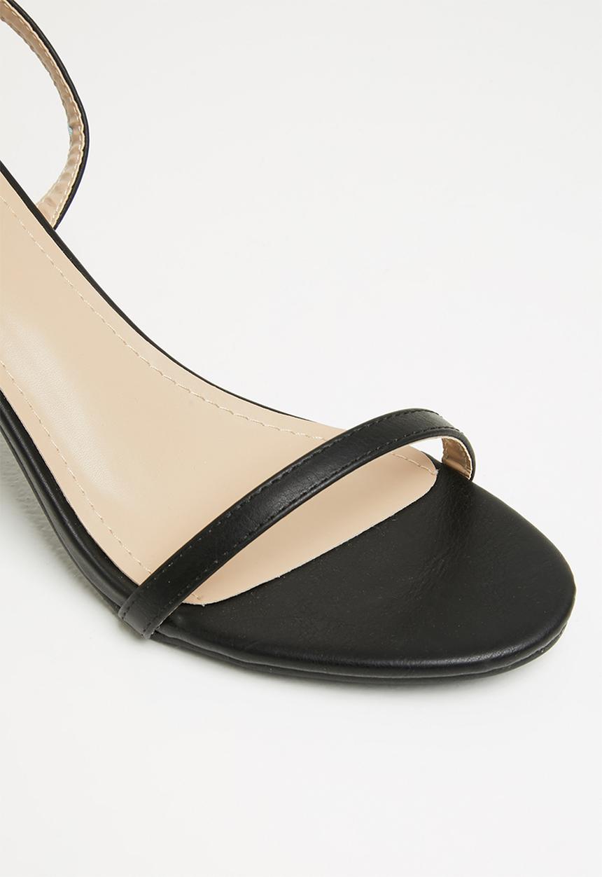 Superbalist - Janine open stiletto - black