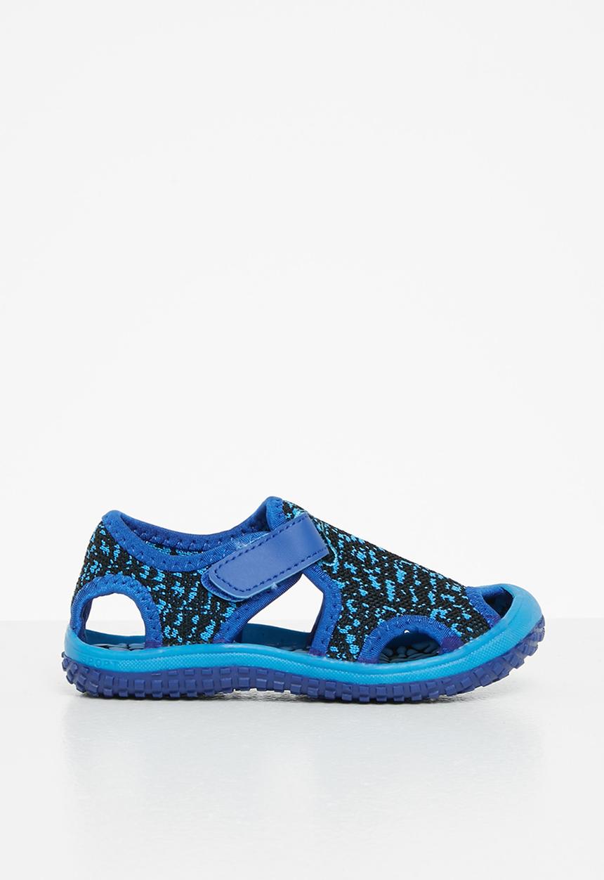 Pop Candy - Boys caged sandals - dark blue