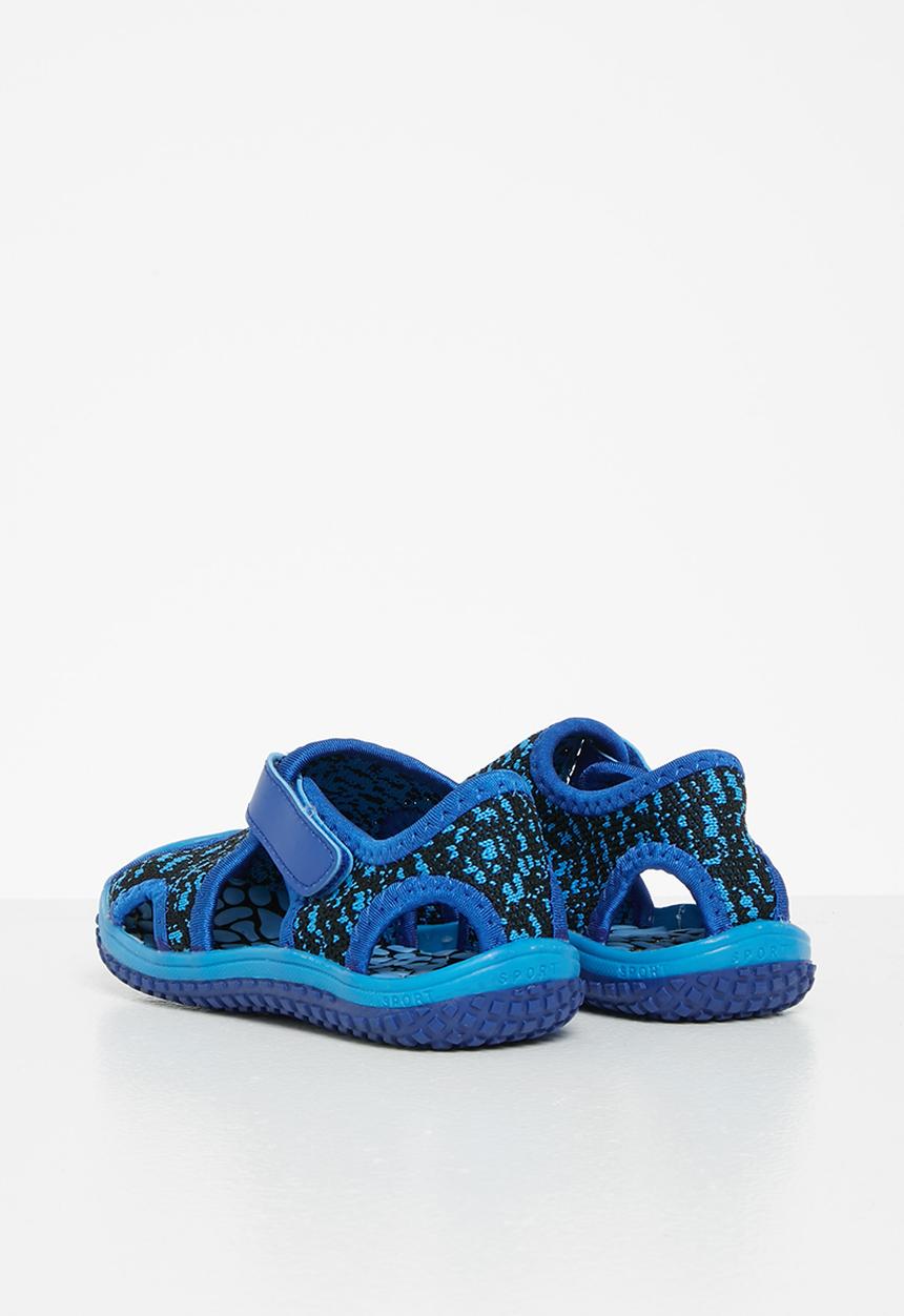Pop Candy - Boys caged sandals - dark blue