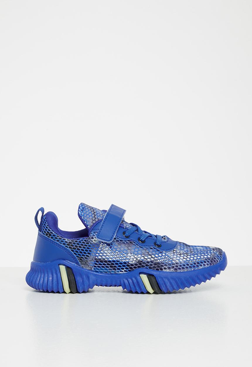 Pop Candy - Boys camo mesh sneakers - blue