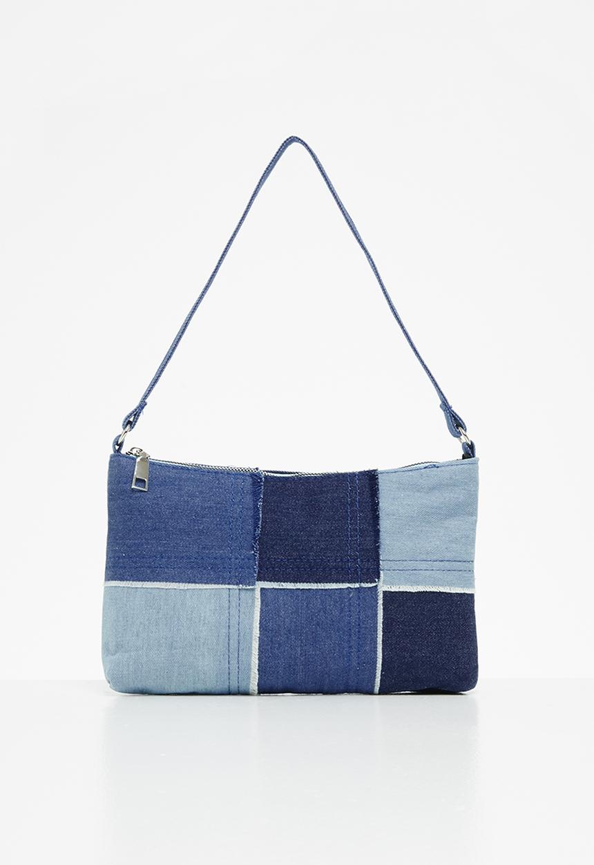 Superbalist - Denim clutch bag - blue