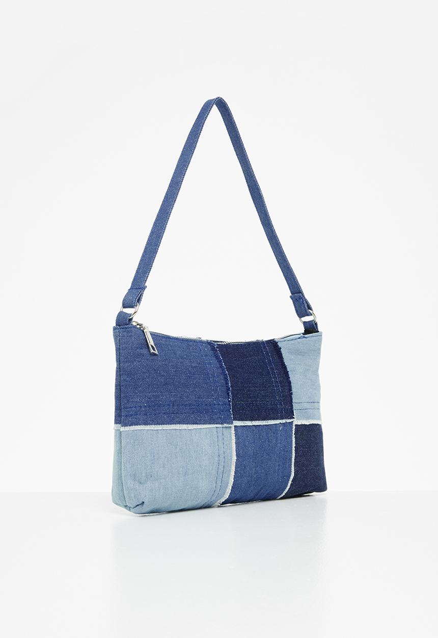 Superbalist - Denim clutch bag - blue