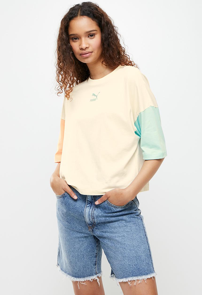 PUMA - Clsx boyfriend tee - multi 