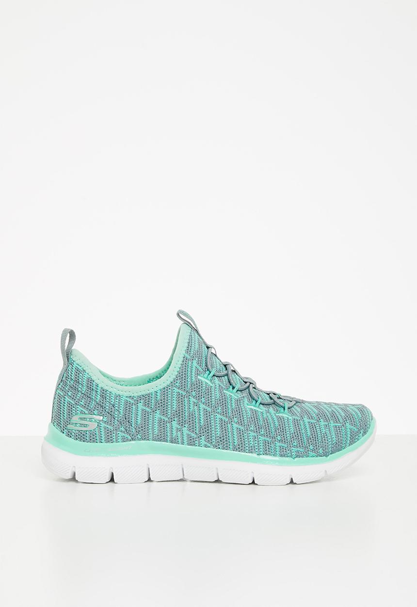 Skechers - Skech appeal 2.0-insights - gray aqua