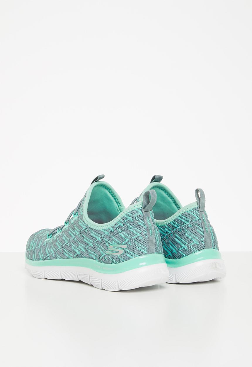Skechers - Skech appeal 2.0-insights - gray aqua