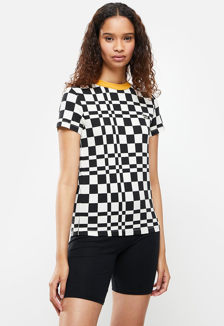 PUMA - Downtown aop graphic tee - black & white 