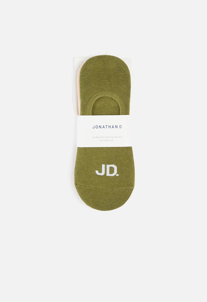Jonathan D - Branded 3 pack secret socks - multi